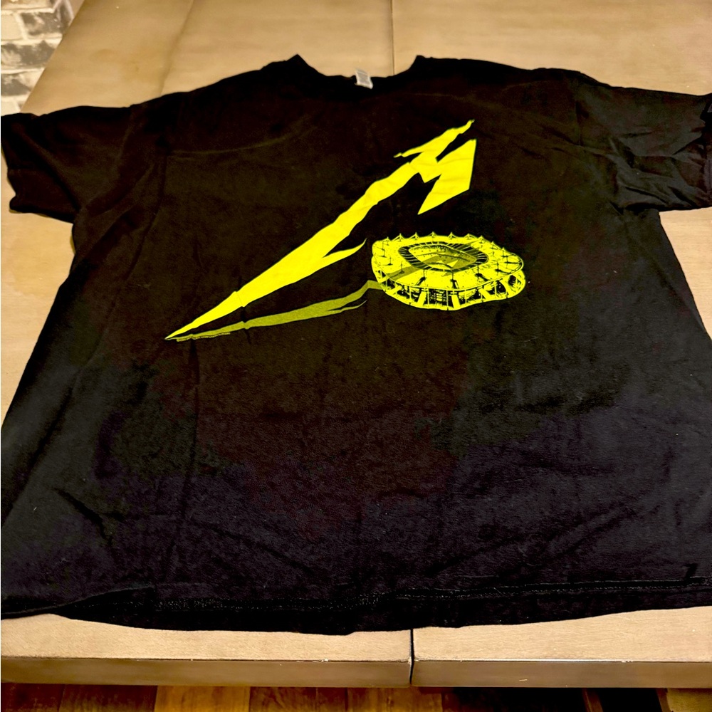 Metallica m72 tour shirt Paris France size xxl